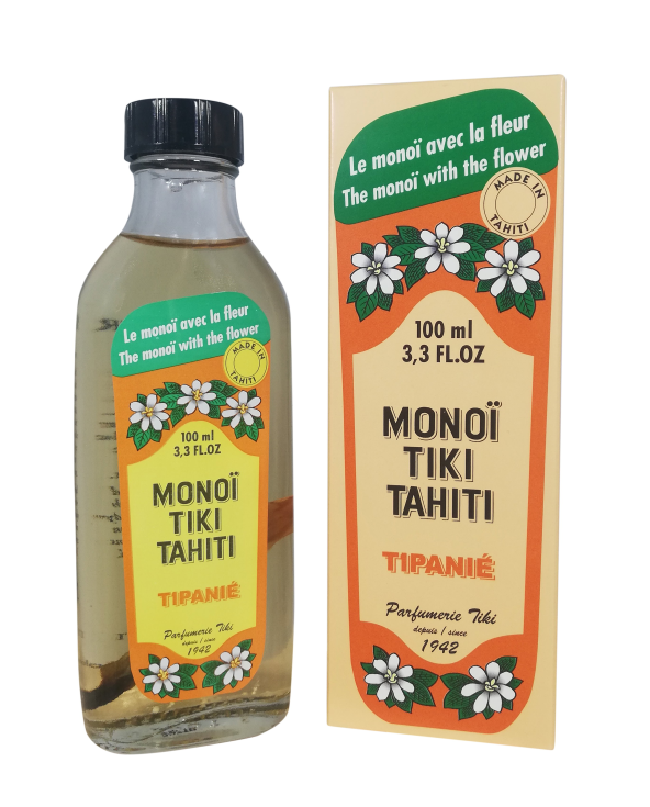 Glass Bottle - Tiki Monoi Tipanier 100Ml