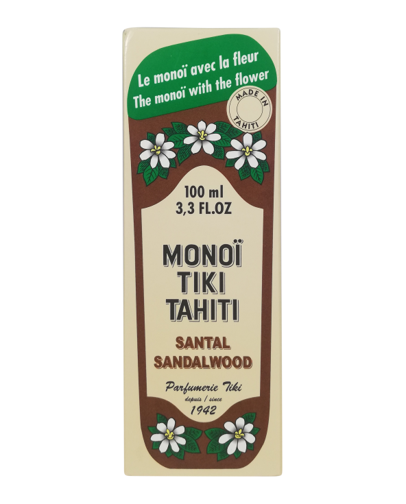 Flacon En Verre - Tiki Monoi Sandalwood 100Ml