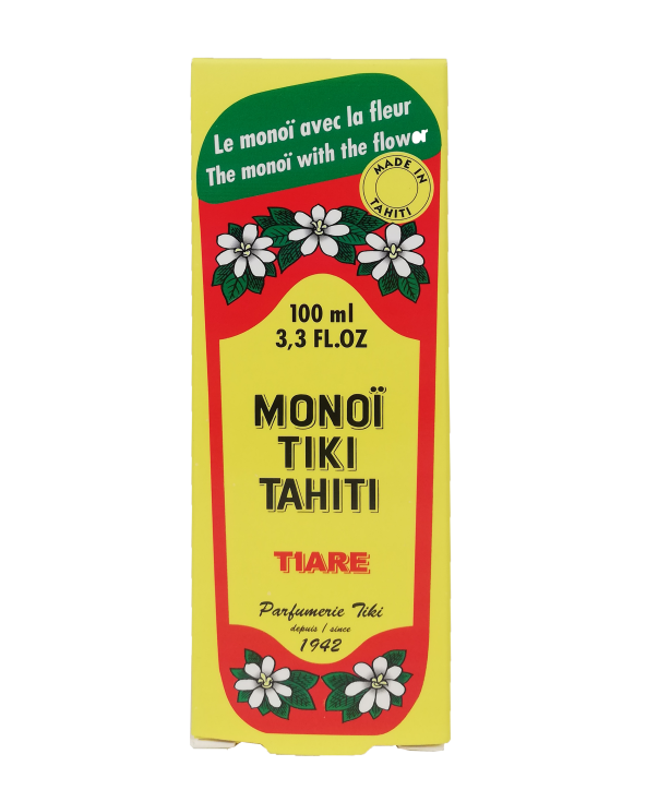 Glass Bottle - Tiki Monoi Tiare Tahiti 100Ml