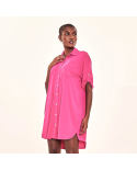 Shirtdress Copenhagen Cherry Hot Pink Upf50+