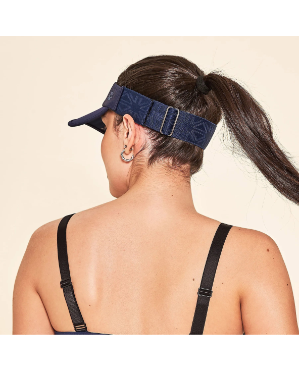 Elastic Visor Navy Blue Upf50+