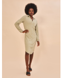 Shirtdress Copenhagen Mescla Areia Upf50+