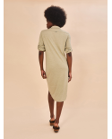 Shirtdress Copenhagen Mescla Areia Upf50+