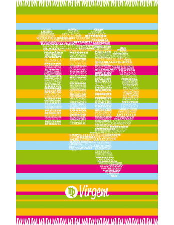 Gestreepte Pareo Met Sterrenbeeld Maagd - Virgem 2
