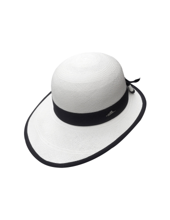 Visiera Panama Bianco Da Donna Con Fiocco - Lady Golf...