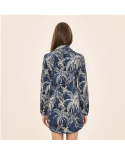 Shirtdress Coqueiros Marinho Upf50+