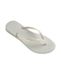Flip Flopi Albi De Havaianas. - Slim White