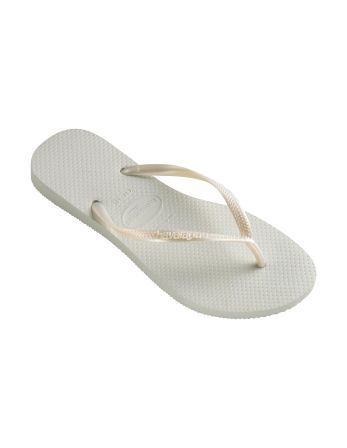 Havaianas的白色人字拖 - Slim White 2