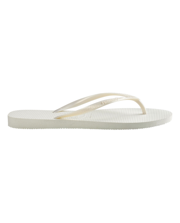 Baltos Pliažinės Tapkutės Iš Havaianas - Slim...