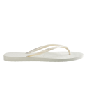 Baltos Pliažinės Tapkutės Iš Havaianas - Slim White