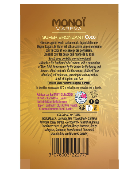 Monoi Superbronzant Coco 120Ml