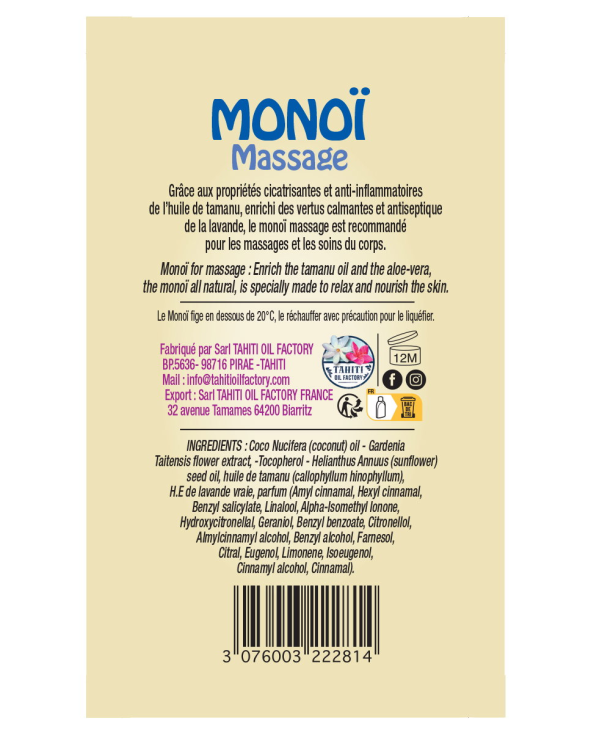 Monoi Massage Au Tamanu 120Ml