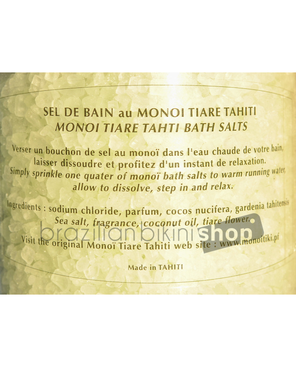 Bath Salts With The Tiaré Flower Fragrance -...