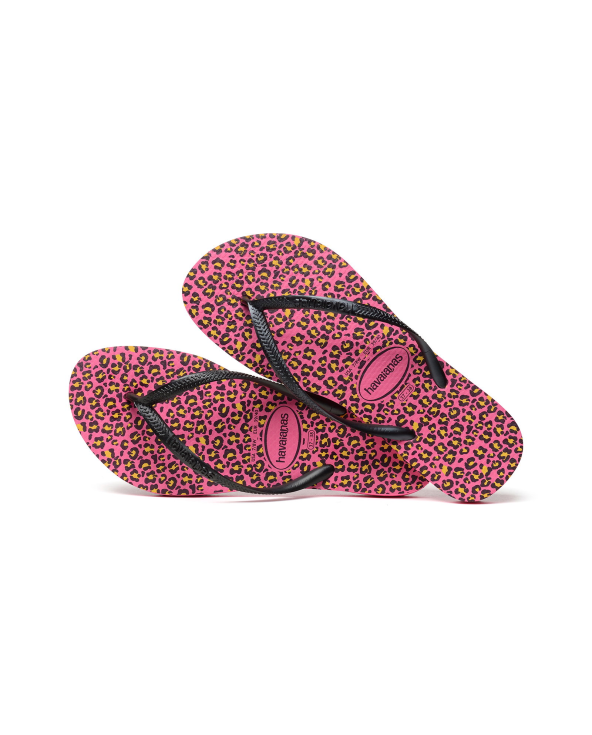 Havaianas Slim Animals Shocking Pink