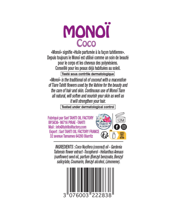 Monoi Coco Traditionnel