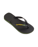 Dép Tông Thời Trang Với Logo Havaianas Brazil - Brasil Logo Black