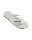 Comodo Infradito Bianco Da Havaianas - Havaianas Brasil Logo White