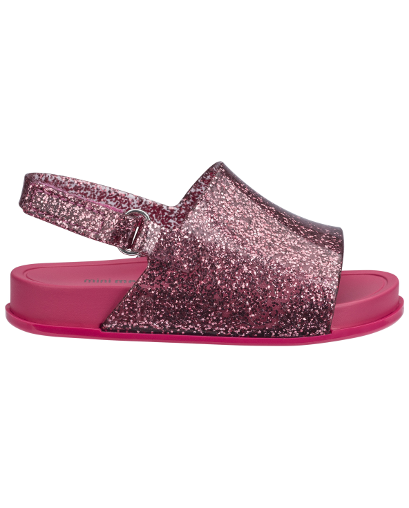 Baby Melissa Beach Slide Sandal Pink Glitter