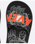 Ipanema Avengers Slide Preto Cinza Laranja