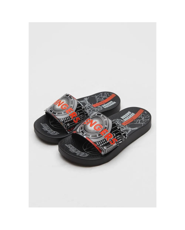 Ipanema Avengers Slide Preto Cinza Laranja