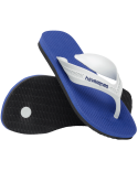 Havaianas Kids Max Preto/Azul Naval