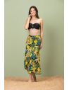 Saia Babado Tropicool Preto