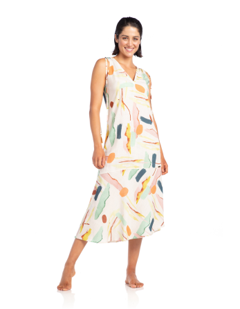 Vestido Midi Paleta