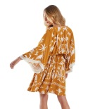 Vestido Kaftan Curto Tucanus