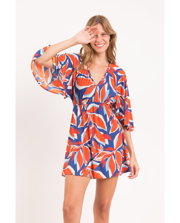 Leaves Mini Dress