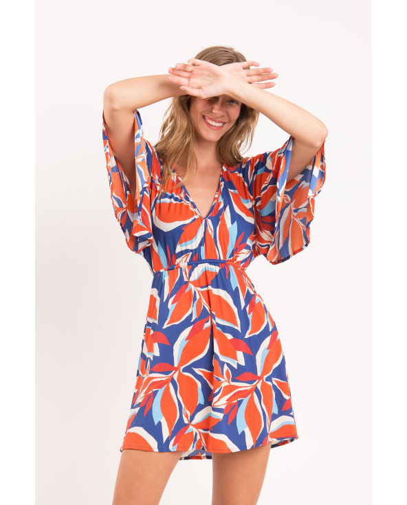 Leaves Mini Dress