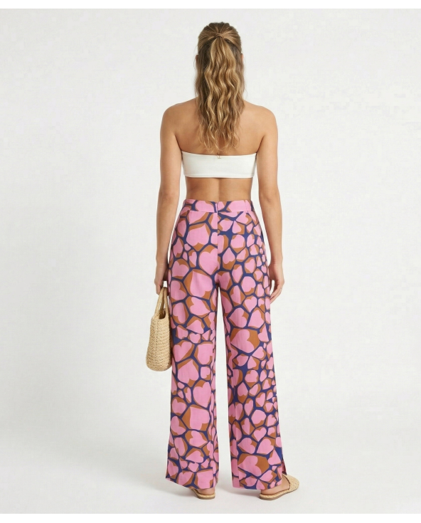 Amore-Pink Wide Pants