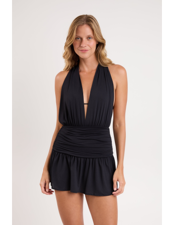 Black Low Cut Dress