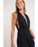 Black Low Cut Dress