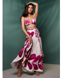 Folhagem Transpass Skirt
