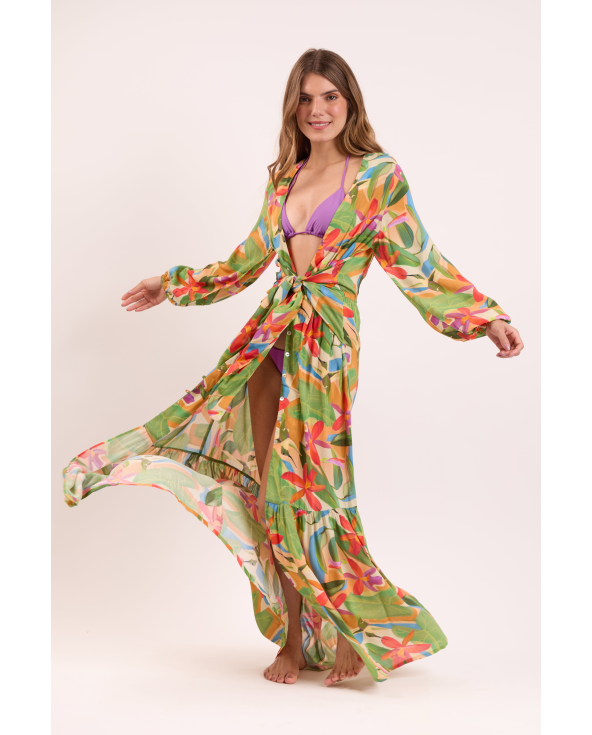 Tropical Long Dress Verona