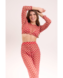 Floral-Scales Pants Lana