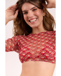 Floral-Scales Top Harper