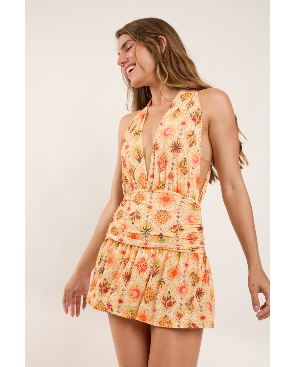 Mosaico Low Cut Dress