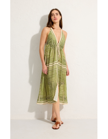 Labyrinth Gathered Seam Dress