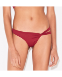 Mørkerød Asymetrisk Brasiliansk Bikinitruse - Bottom Crop Vermelho