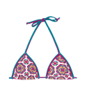 Sutiã Triângulo&nbsp;Deslizante Motivo Flores Mandala - Soutien Dalia Rosada
