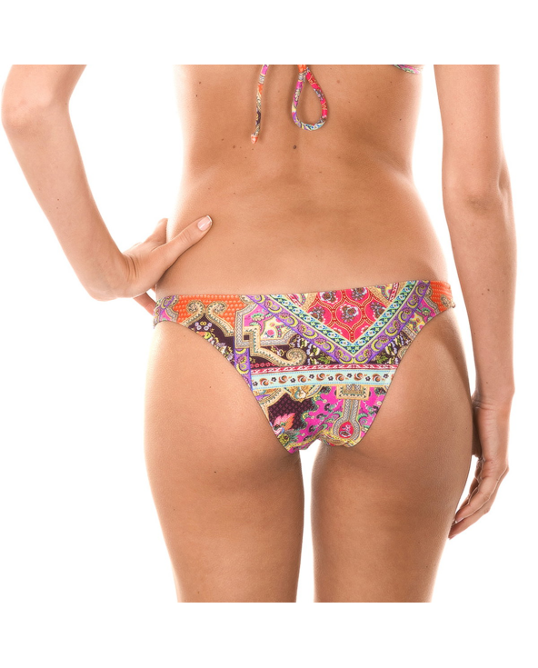 Fixed Printed Swimsuit Tanga - Calcinha...