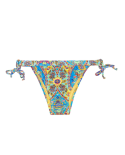 Brazilian Bikini Bottom In Vintage-Style Print - Calcinha Sari Cool Lacinho