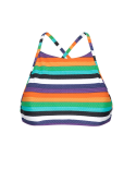 Buntgestreiftes Crop-Top - Soutien Tepego Sporty