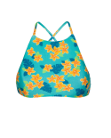 Crop Τοπ Με Floral Σχέδια Και Χιαστί Λουράκια - Soutien Lei Sporty