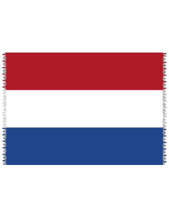 Fringed Pareo With The Dutch National Flag - Canga Dutch...