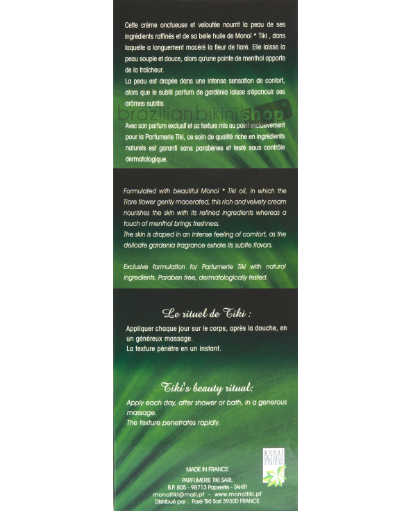 Bodylotion Med Tiareblomster Fra Tahiti - Crème...