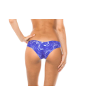 Blue Printed Bikini&nbsp;Bottom - Calcinha Bluejean Sporty