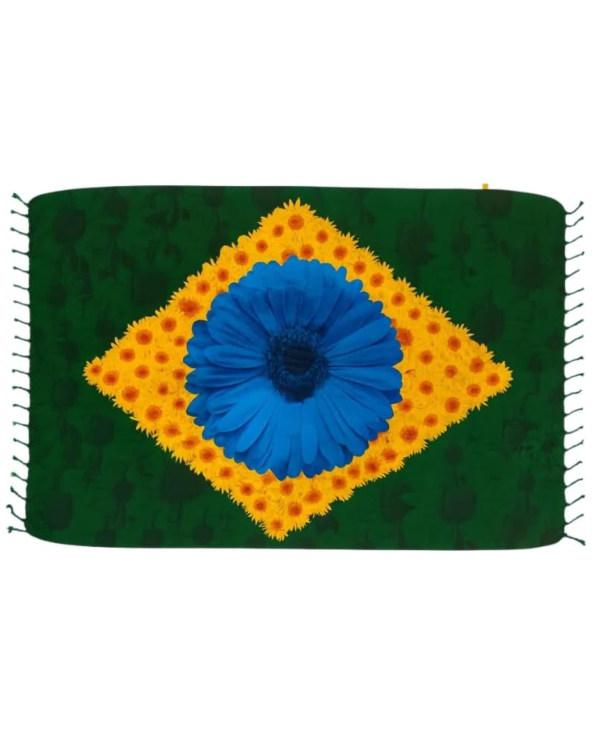 Canga Bandeira Floral