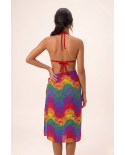 Questo Pareo Dai Colori Dell'arcobaleno Accompagnerà Qualsiasi Vostra Tenuta Estiva. - Copacabana Arco Iris